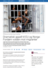 Dramatisk appell til EU og Norge: Fordøm volden mot migranter