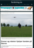 Droner og roboter hjelper bonden på åkeren