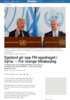Egeland gir opp FN-oppdraget i Syria: - For mange tilbakeslag