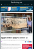 Egypts eldste papyrus stilles ut