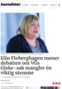 Elin Floberghagen mener debatten om VGs Giske-sak mangler én viktig stemme