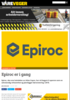 Epiroc er i gang