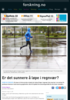 Er det sunnere å løpe i regnvær?
