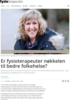 Er fysioterapeuter nøkkelen til bedre folkehelse?