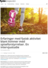 Erfaringer med fysisk aktivitet blant kvinner med spiseforstyrrelser. En intervjustudie