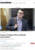 Espen Teigen blir politisk journalist
