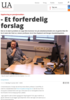 - Et forferdelig forslag