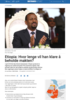 Etiopia: Hvor lenge vil han klare å beholde makten?