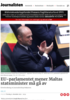 EU-parlamentet mener Maltas statsminister må gå av