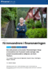 Få innvandrere i finansnæringen