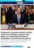 Facebook og andre sosiale medier vil bli mer politisk regulert som følge av Cambridge Analytica-skandalen, mener flere eksperter