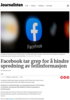 Facebook tar grep for å hindre spredning av feilinformasjon