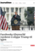 Facebooks tilsynsråd vurderer å slippe Trump til igjen