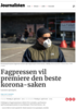 Fagpressen vil premiere den beste korona-saken