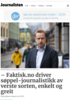 - Faktisk.no driver søppel-journalistikk av verste sorten, enkelt og greit