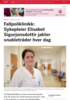Fallpoliklinikk: Sykepleier Elisabet Sigurjonsdottir jakter snubletråder hver dag