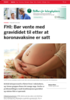 FHI: Bør vente med gravididet til etter at koronavaksine er satt