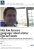Fikk ikke forsvare gjenganger-klient utenfor egen rettskrets