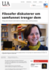 Filosofer diskuterer om samfunnet trenger dem