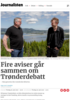 Fire aviser går sammen om Trønderdebatt