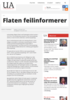 Flaten feilinformerer