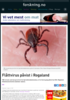 Flåttvirus påvist i Rogaland