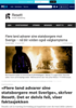 «Flere land advarer sine statsborgere mot Sverige», skriver Resett. Det er delvis feil, viser faktasjekken