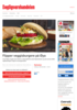 Flipper veggisburgere på Øya