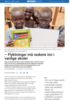 - Flyktninger må raskere inn i vanlige skoler