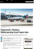 Flyplasstreik i Hamburg: Bakkemannskap krever høyere lønn