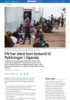 FN har sløst bort bistand til flyktninger i Uganda