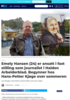 FOLK Emely Hansen (24) er ansatt i fast stilling som journalist i Halden Arbeiderblad. Begynner hos Hans-Petter Kjøge over sommeren