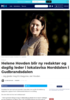 FOLK Helene Hovden blir ny redaktør og daglig leder i lokalavisa Norddalen i Gudbrandsdalen