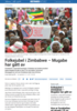 Folkejubel i Zimbabwe - Mugabe har gått av