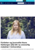 Forfatter og journalist Runa Fjellanger (25) blir ny ansvarlig redaktør i Universitas