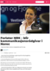 Forlater NRK - blir kommunikasjonsrådgivar i Norec