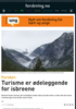Forsker: Turisme er ødeleggende for isbreene