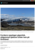 Forskere oppdager gigantisk, eldgammel sjøbunn under isen på Grønland