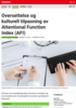 Forskning Oversettelse og kulturell tilpasning av Attentional Function Index (AFI)