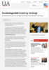 Forskningsrådet med ny strategi
