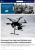 Forsvaret har lagt ned forbud mot droneflyging under militærøvelse