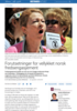 Forutsetninger for vellykket norsk fredsengasjement