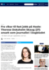Fra vikar til fast jobb på Hasle: Therese Doksheim Skaug (27) ansatt som journalist i Dagbladet