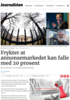 Frykter at annonsemarkedet kan falle med 20 prosent