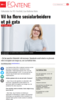 Fylkesleder for FO i Vestfold, Lise Kathrine Holm Vil ha flere sosialarbeidere ut på gata