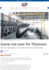 Game not over for Thomson