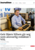 Geir Bjørn Nilsen gir seg som ansvarlig redaktør i VOL