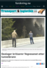 Geologer kritiserer Vegvesenet etter tunnelbrann