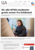 Gir alle NTNU-studenter gratis aviser fra Schibsted