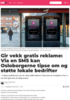 Gir vekk gratis reklame: Via en SMS kan Osloborgerne tipse om og støtte lokale bedrifter